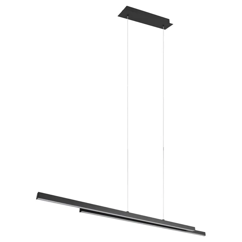 Obniżka ceny Lampa wisząca podłużna Odio LED 3000K 110cm czarny mat Reality