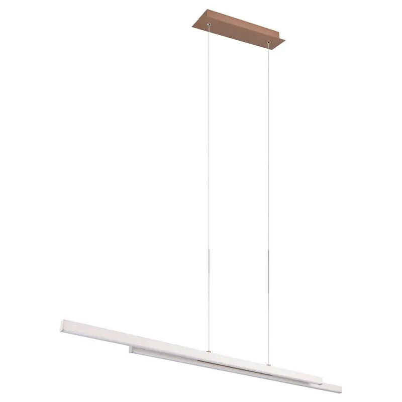 Ekspresowa dostawa Lampa wisząca podłużna Odio LED 3000K 110cm szara Reality