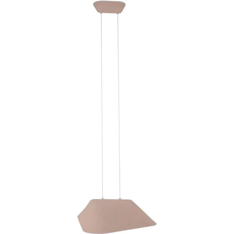 Wyjątkowa oferta Lampa wisząca futurystyczna z filcu Carbon LED 3000K 55cm beżowo-kremowa MaxLight