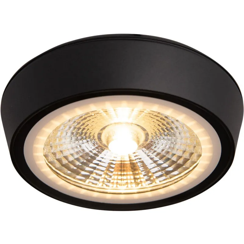 Ostatnie sztuki Lampa spot downlight łazienkowa Charon LED 12,8cm 3000K IP65 czarna MaxLight