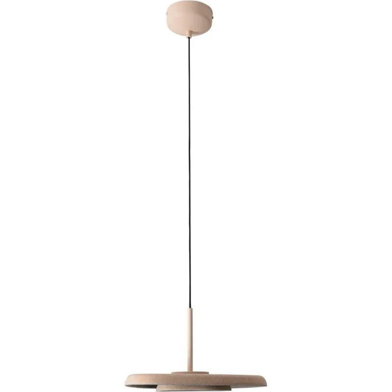 Lampa wisząca filcowa Deux LED 3000K 40cm beżowo-kremowa / szary MaxLight Obniżka ceny