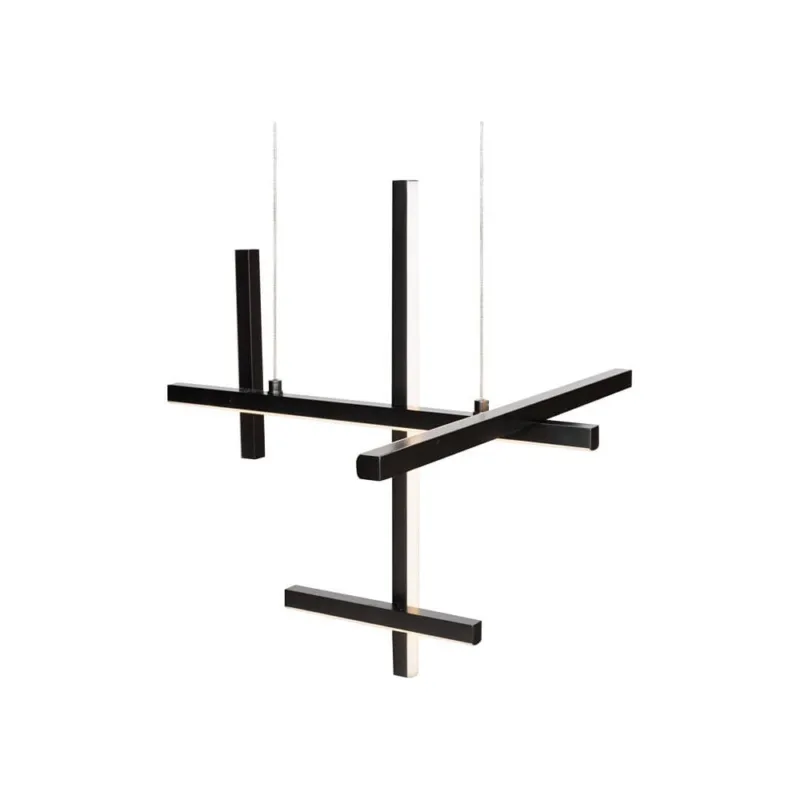 Wyprzedaż Lampa wisząca nowoczesna Soho LED 45,5cm czarna Maxlight