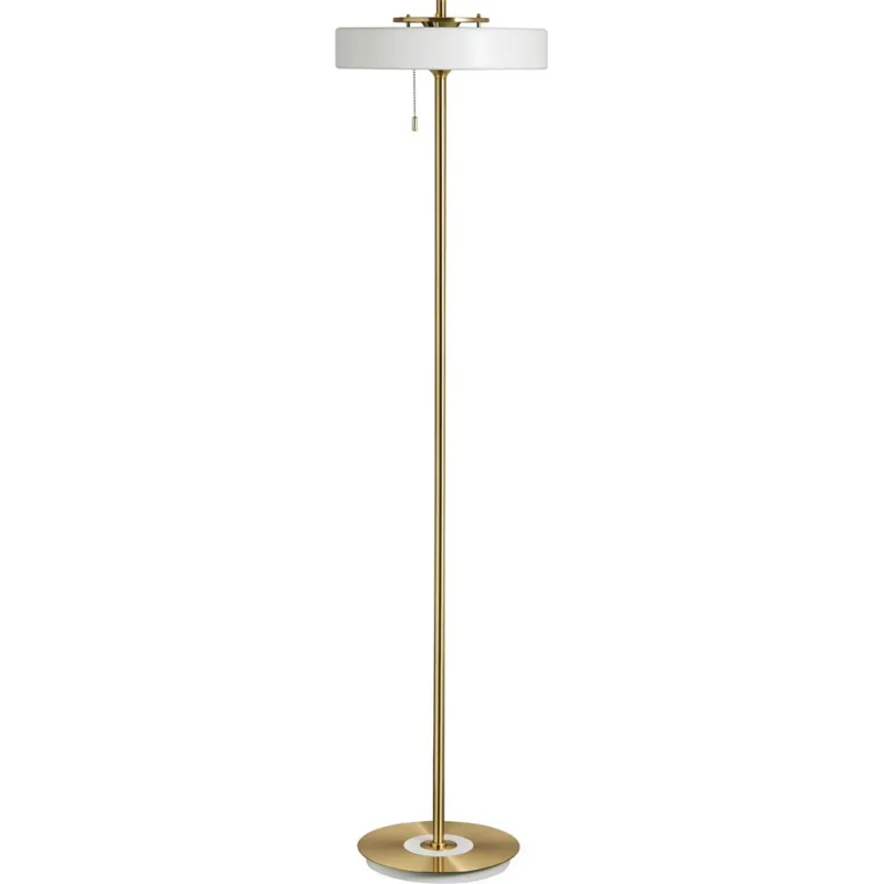 Bestseller Lampa podłogowa designerska Artdeco 162cm biało-złota step Into Design