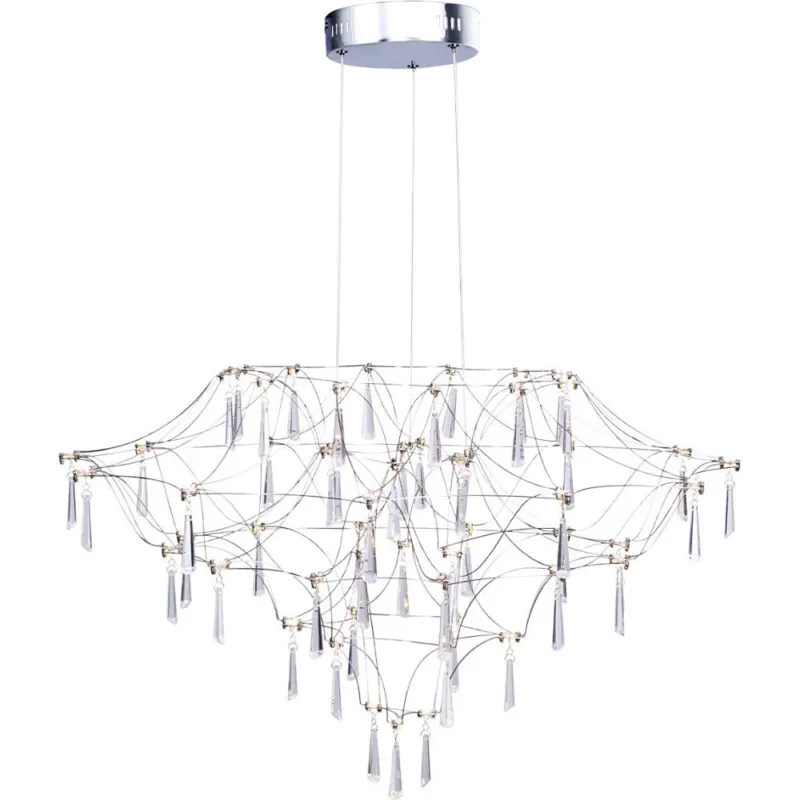 Żyrandol kryształowy Crystal Net LED 80cm Step Into Design Szybka dostawa