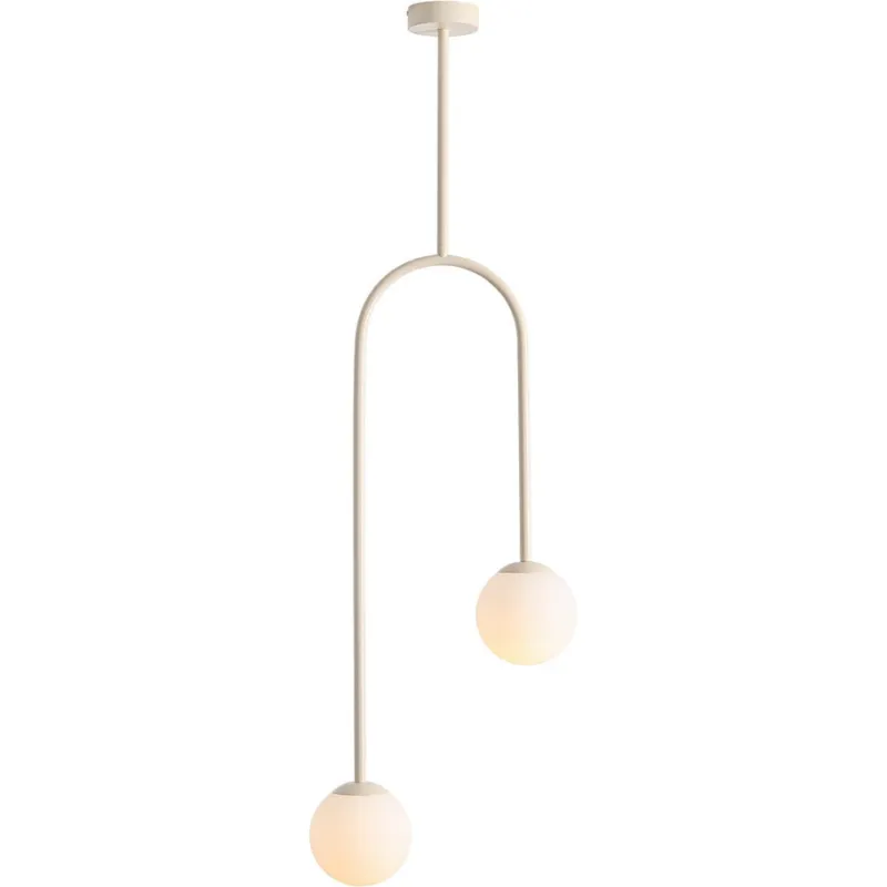 Lampa sufitowa szklane kule Nave II 37cm biało-kremowa Aldex Szybka dostawa