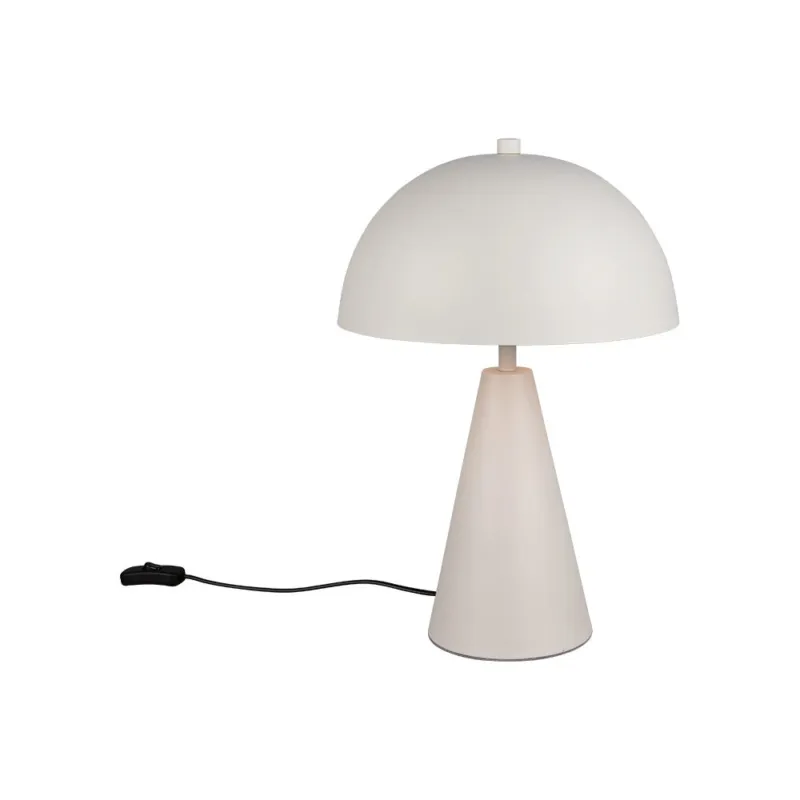 Ekspresowa dostawa Lampa stołowa "grzybek" na stożkowej podstawie Alfie 30cm H43cm szara Trio