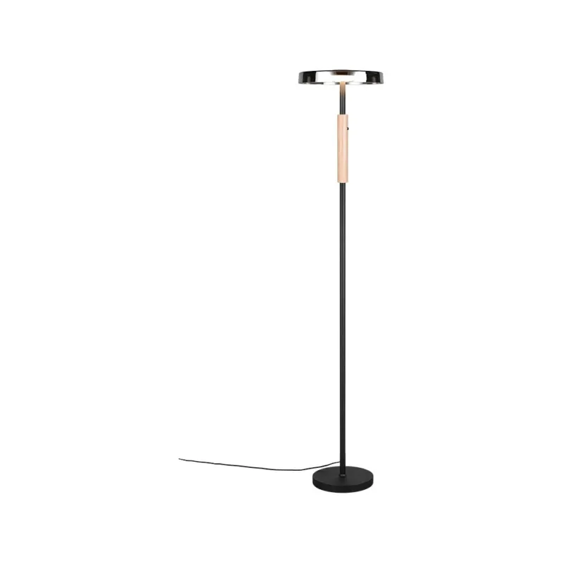 Ostatnia szansa Lampa podłogowa nowoczesna ze ściemniaczem Celeste LED 160cm chrom / czarny Trio