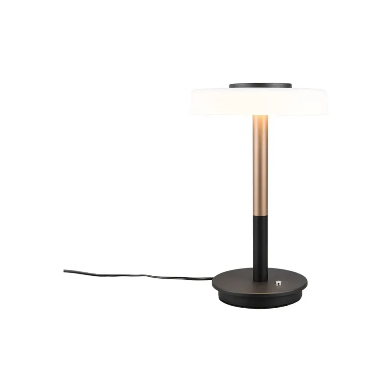 Lampa stołowa nowoczesna ze ściemniaczem Celeste LED biały / czarny Trio Darmowy zwrot