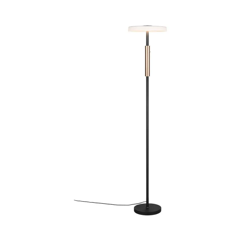 Lampa podłogowa nowoczesna ze ściemniaczem Celeste LED 160cm biały / czarny Trio Wybór klientów