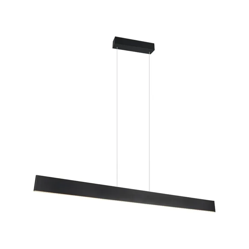 Lampa podłużna z dotykowym włącznikiem i regulacją barwy światła Galway LED 150cm czarny mat Trio Kup online
