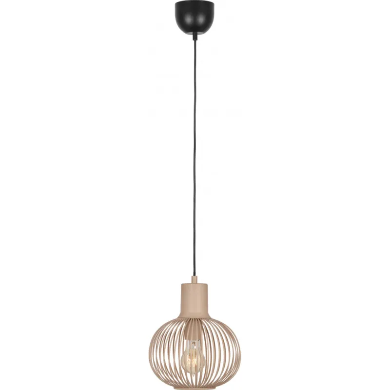 Lampa wisząca druciana Gila 23cm piaskowa Trio Hit sprzedaży