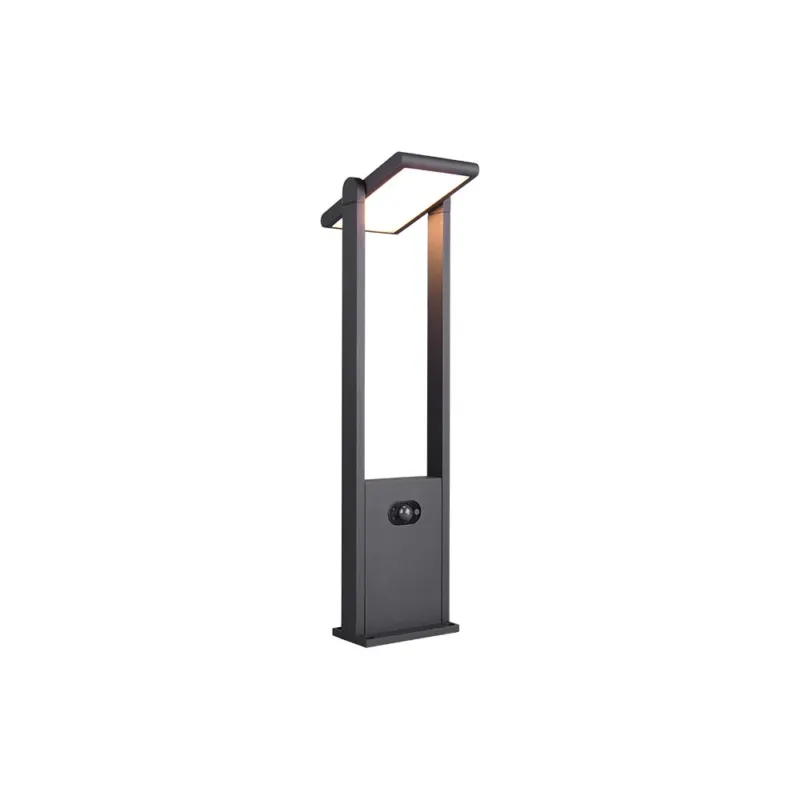 Ekspresowa dostawa Słupek ogrodowy solarny z czujnikiem ruchu i zmierzchu Malawi LED 61cm antracytowy Trio
