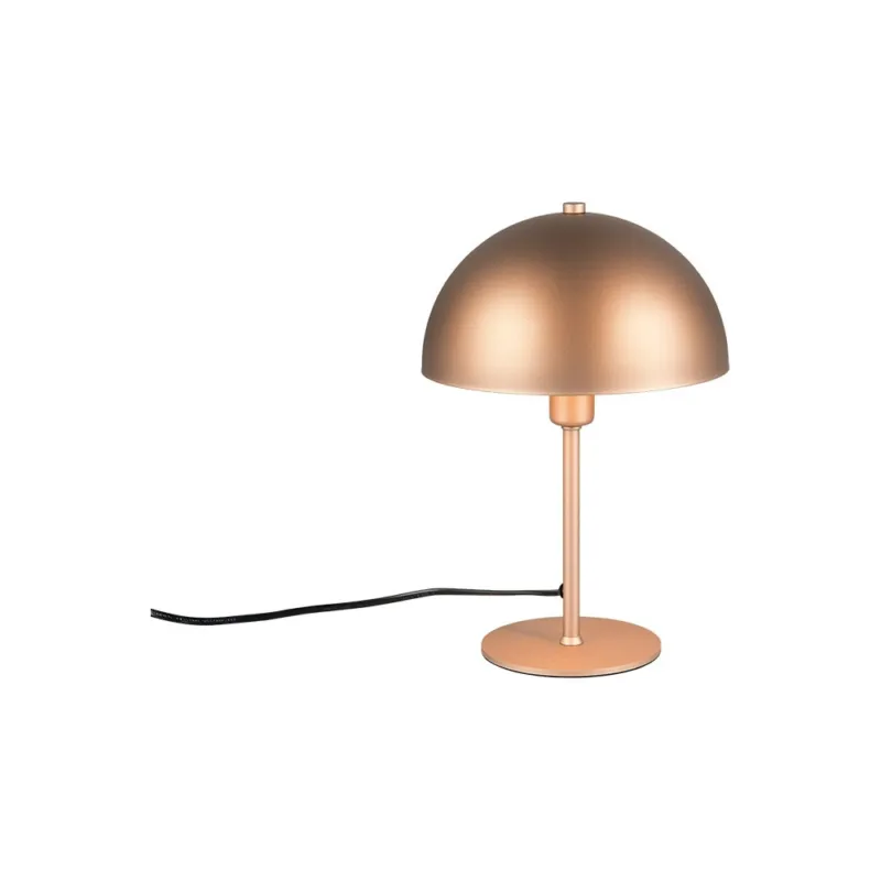 Lampka na stolik nocny "grzybek" Nola 20cm H30cm brązowa Trio Najlepsza cena