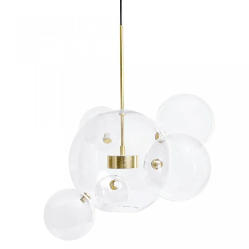 Lampa wisząca Capri z transparentnymi kloszami Hit sprzedaży