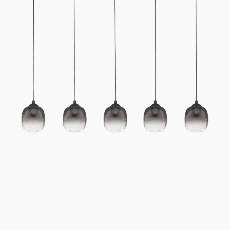 Czarna lampa wisząca Toay 5 nad stół – OUTLET Zamów dziś