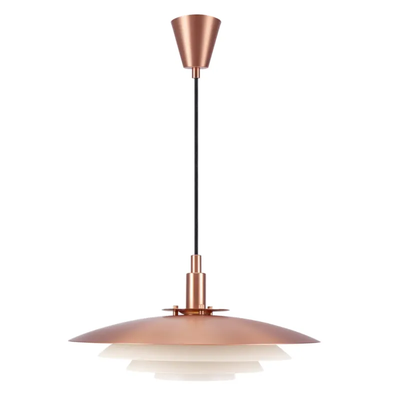 Promocja Miedziana lampa wisząca Bretagne – OUTLET