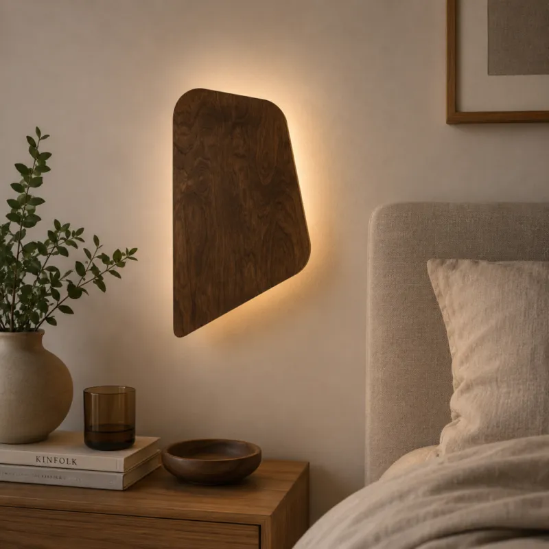 Drewniany kinkiet dekoracyjny Slab M LED 3000K do salonu Dodaj do koszyka
