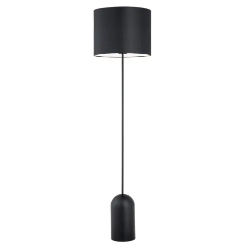 Czarno biała lampa podłogowa stojąca z abażurem Emibig 1322/LP1 Aspen E27 142cm Cena promocyjna