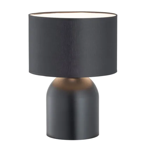 Czarno biała lampa stołowa nocna z abażurem Emibig 1322/LN1 Aspen E27 35cm Ostatnia szansa
