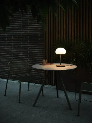 Szara zewnętrzna lampa stojąca grzybek Nordlux 2320715010 Sponge LED 4,8W IP44 35cm Niska cena
