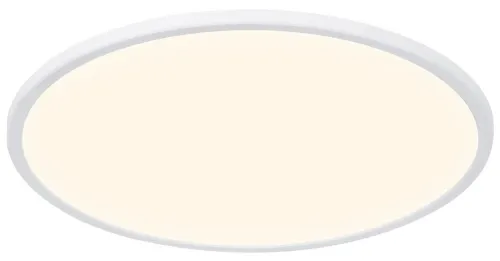 Sprawdź teraz Biała okrągła lampa sufitowa płaski plafon Nordlux 2210626101 Oja LED 19W 3000K/4000K 42,4cm ściemnialny