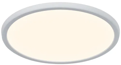 Biała okrągła lampa sufitowa płaski plafon Nordlux 2210656101 Oja LED 17W 3000K/4000K IP54 29,4cm ściemnialny Zamów dziś
