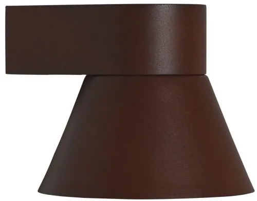 Rdzawa zewnętrzna lampa ścienna kinkiet elewacyjny Nordlux 2318071009 Kyklop GU10 IP54 Ostatnia szansa