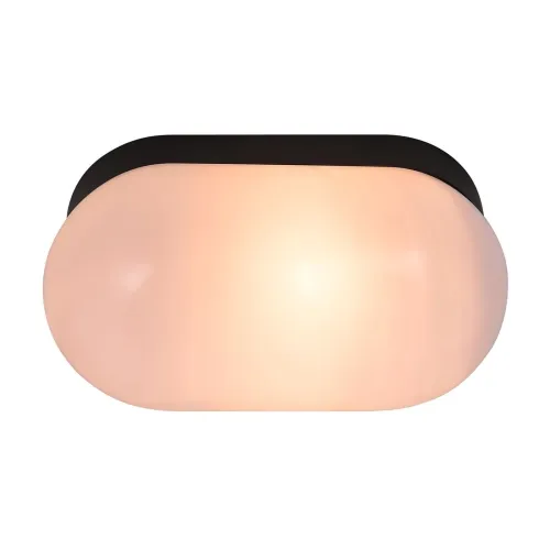 Czarna lampa sufitowa łazienkowa z białym kloszem Nordlux 2210131003 Foam E27 IP44 20cm Nowy