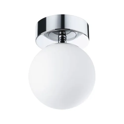 Lampa sufitowa ścienna chromowana podstawa i biała kula Paulmann PL71064 Gove LED 5W 3000K IP44 12cm Kup teraz