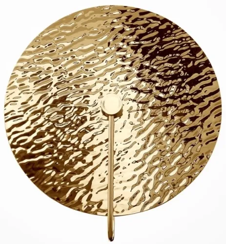 Rabat Nowoczesny okrągły złoty kinkiet lampa ścienna Maytoni MOD305WL-01G Mare G9 40cm