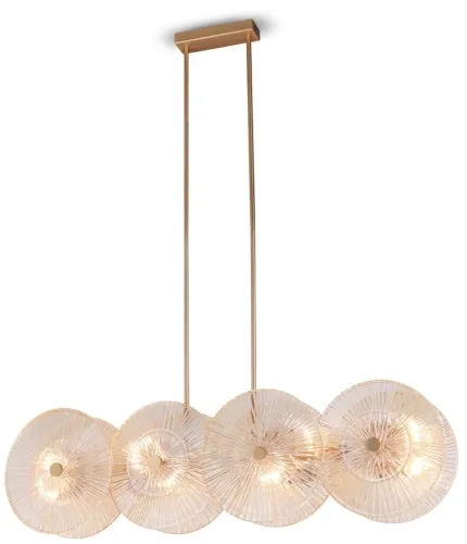 Dekoracyjna szklana lampa wisząca nad stół Maytoni MOD007PL-08G1 Aster 8xE14 62cm Wysoka jakość