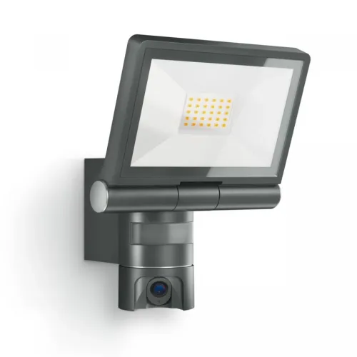 Antracytowy naświetlacz z kamerą Steinel ST065294 XLED Cam 1 SC 21W IP44 czujnik ruchu i zmierzchu Wybór klientów