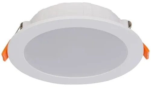 Tylko dziś Biała okrągła wodoodporna lampa podtynkowa Nowodvorski 8780 CL KOS LED 10W 3000K IP44 15cm