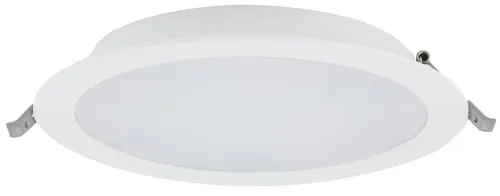 Szybka wysyłka Biała okrągła lampa podtynkowa Nowodvorski 10542 Mykonos LED 18W 3000K 19,5cm x 3cm