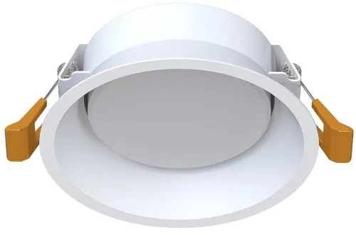 Biała okrągła lampa podtynkowa Nowodvorski 10842 Uno M GX53 12cm Ostatnie sztuki