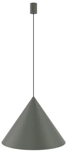 Ciemno szara lampa wisząca klosz stożek Nowodvorski 10873 Zenith L GU10 50cm x 130cm Cena promocyjna