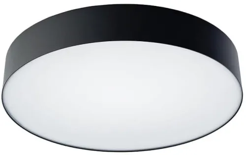 Oferta czasowa Czarna lampa sufitowa okrągły plafon z czujnikiem ruchu Nowodvorski 10177 Arena 3xE14 9cm x 40,5cm