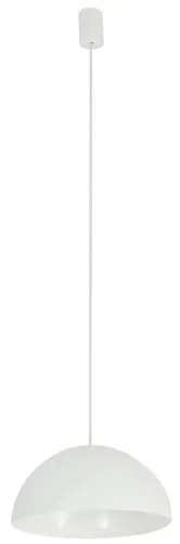 Biała kopułowa lampa wisząca Nowodvorski 10695 Hemisphere Super S GX53 33cm x 125cm Okazja