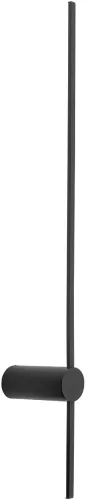 Czarny smukły podłużny kinkiet lampa ścienna Nowodvorski 10312 Saber M LED 11W 3000K 80cm Nowy