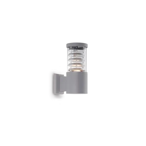 Sprawdź teraz Szara zewnętrzna lampa ścienna kinkiet na elewację Ideal Lux 26978 Tronco E27 IP44