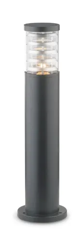 Antracytowa aluminiowa zewnętrzna lampa stojąca słupek ogrodowy Ideal Lux 26985 Tronco E27 IP44 60cm Zniżka