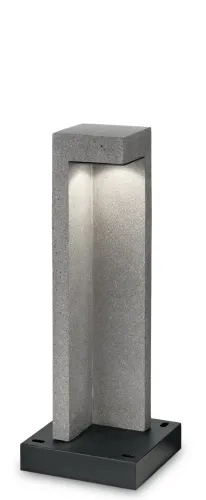 Dostępne od ręki Czarna zewnętrzna lampa stojąca słupek ogrodowy Ideal Lux 246994 Titano LED 9W 430LM 3000K IP55 49cm