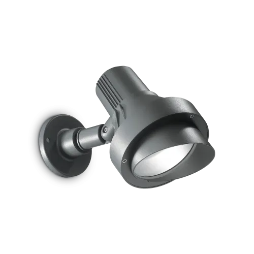 Hit cenowy Antracytowa zewnętrzna lampa ścienna sufitowa reflektor elewacyjny Ideal Lux 46167 Terra E27 IP65