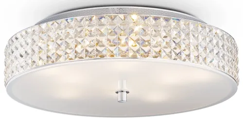 Lampa sufitowa włoski szklany okrągły plafon Ideal Lux 87863 Roma 9xG9 50cm x 13cm Taniej
