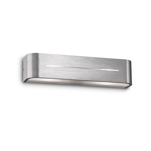 Aluminiowy rozcięty kinkiet z szybkami Ideal Lux 009940 Posta 2xE14 36cm Zniżka