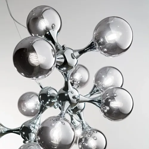 Tylko dziś Włoski design lampa wisząca Ideal Lux 200491 Nodi 15xE14 chrom