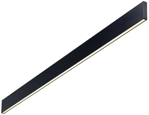 Nowy Czarny płaski długi kinkiet lampa ścienna Ideal Lux 242019 Linus 32W 3450LM 3000K ściemniacz 120cm