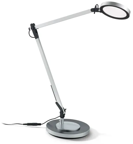 Nowoczesna chromowana regulowana lampa biurkowa Ideal Lux 204895 Futura LED 12,5W 1100LM 4000K ściemniacz 65cm Zamów teraz