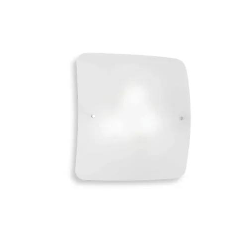 Nie przegap Kwadratowa lampa sufitowa ścienna piaskowany szklany klosz Ideal Lux 044286 Celine 3xE27 39cm