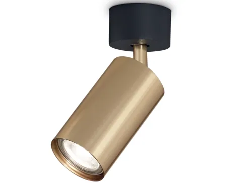 Mosiężna lampa sufitowa ścienna reflektor punktowy spot Ideal Lux 244662 Dynamite GU10 Super okazja